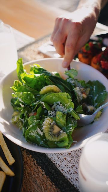 Mevsim Meyveli Bergama Tulumlu Roka Salatası